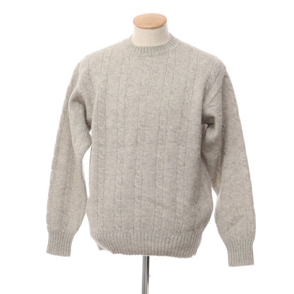 [Used] Kent wool crew neck pullover knit, grey [Size M] [GRY] [A/W] [Condition Rank B] ​​[Men&