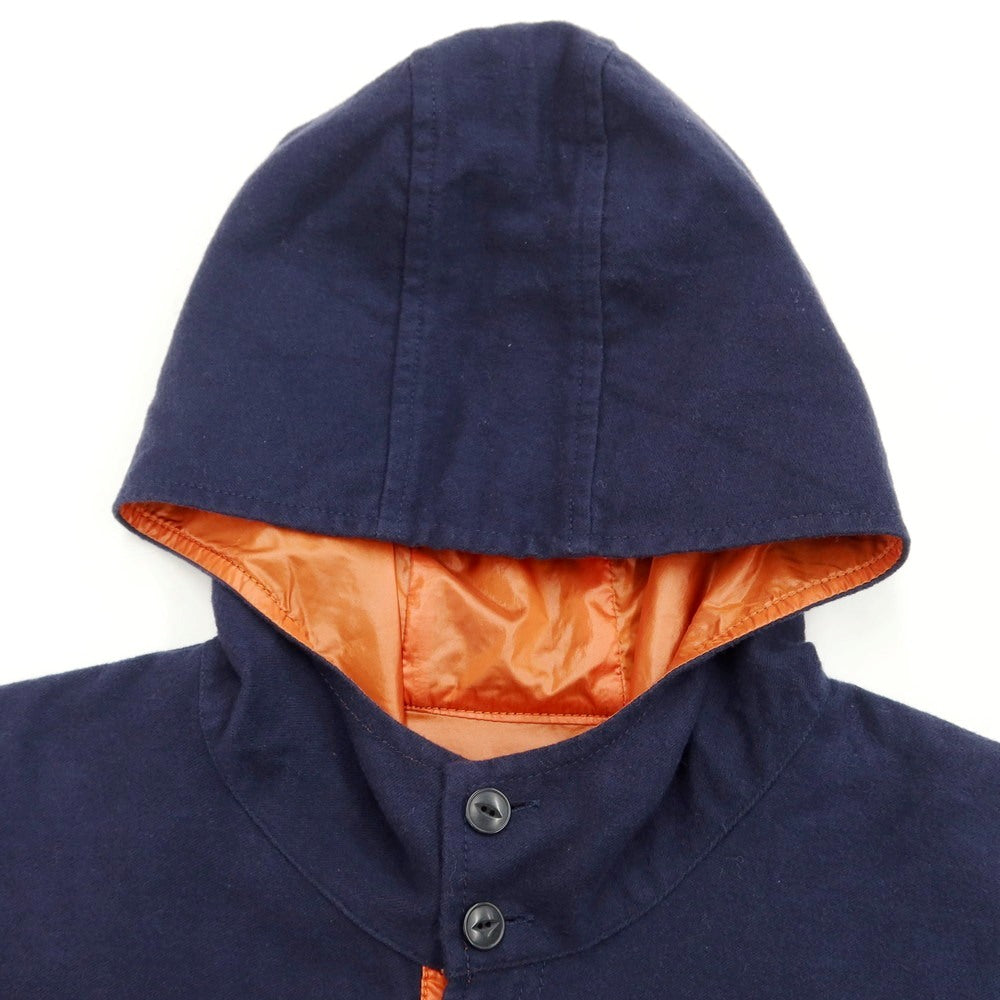 [Used] THE NORTH FACE Cotton flannel hooded shirt blouson, navy [Size M] [NVY] [A/W] [Condition C] [Men&