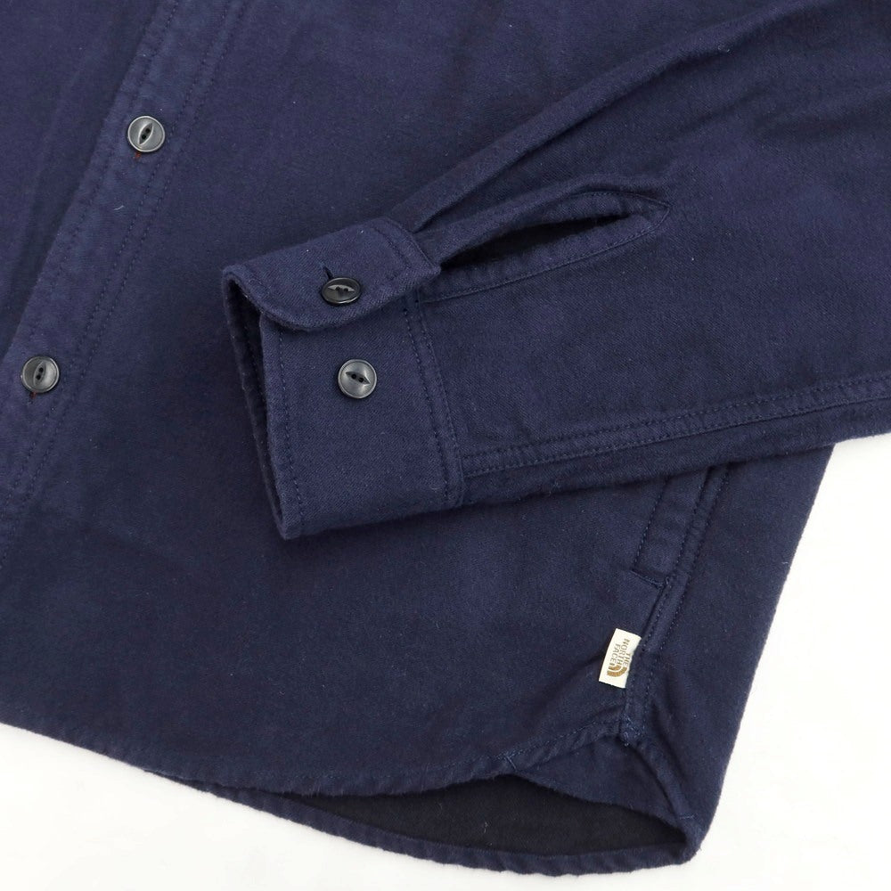 [Used] THE NORTH FACE Cotton flannel hooded shirt blouson, navy [Size M] [NVY] [A/W] [Condition C] [Men&