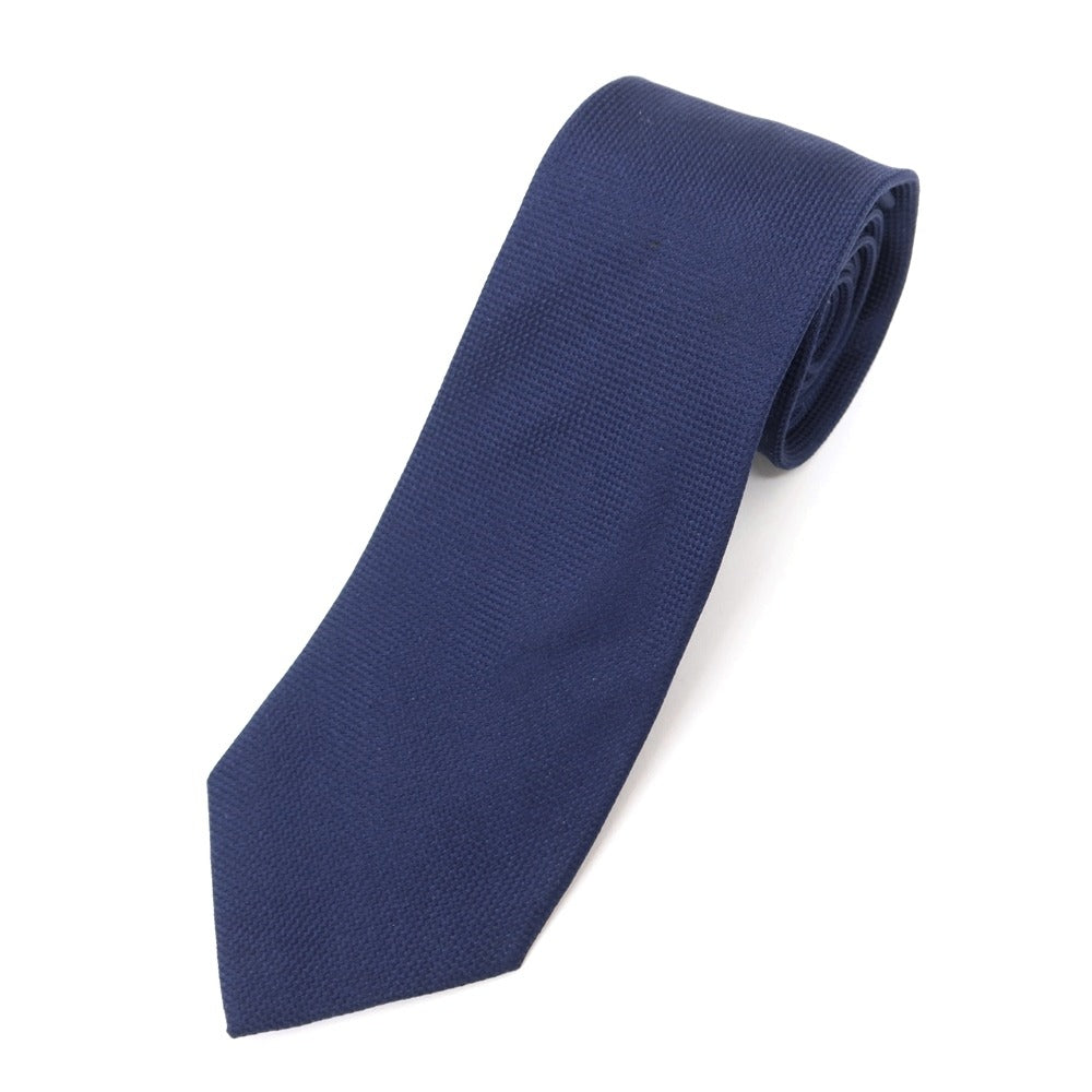[Used] BEAMS HEART 3-fold silk tie, navy [NVY] [S/S/A/W] [Condition: B] [Men&