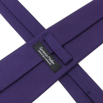 【中古】サルトリアピスケス Sartoria Pisthes 3つ折り シルク ネクタイ パープル【PUP】【S/S/A/W】【状態ランクB】【メンズ】【769072】