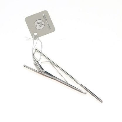 [Used] Mila Schon Tie Bar Tie Clip Silver [SIV] [S/S/A/W] [Condition Rank A] [Men&