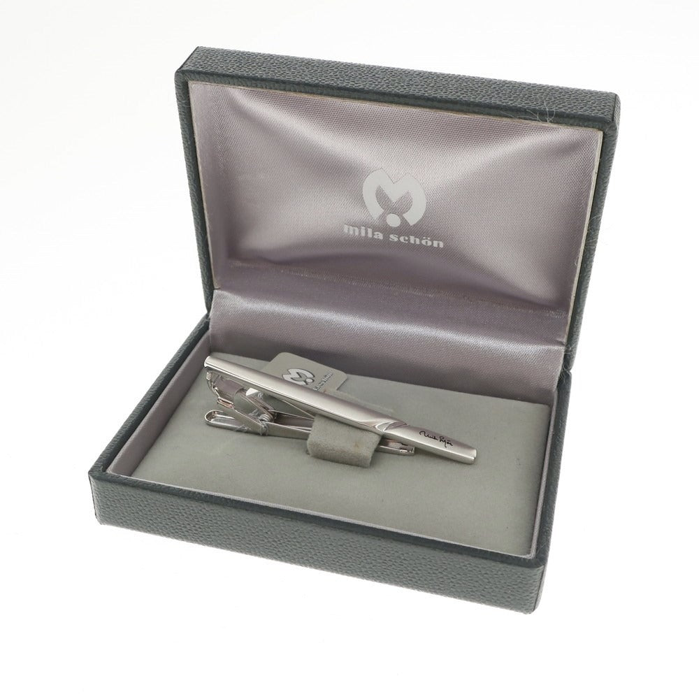 [Used] Mila Schon Tie Bar Tie Clip Silver [SIV] [S/S/A/W] [Condition Rank A] [Men&
