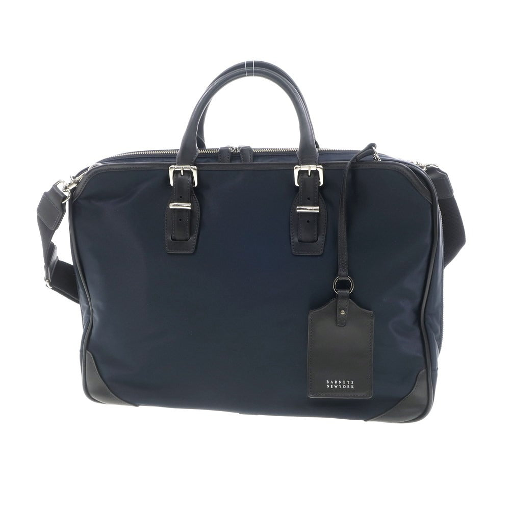 [Used] Barneys New York BARNEYS NEWYORK Nylon Leather Briefcase Navy x Black [W41xH30xD9] [NVY] [S/S/A/W] [Condition Rank B] ​​[Men&