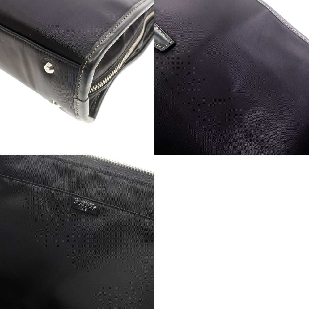 [Used] PORTER 10th Anniversary Barneys New York Exclusive Nylon Leather Briefcase Black [W42.5xH30.5xD7.5] [BLK] [S/S/A/W] [Condition Rank C] [Men&
