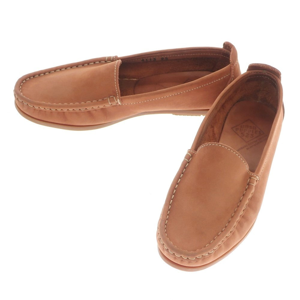 【中古】ハッシュパピー 525 hush puppies525 ヌバックレザー モカシンローファー オレンジブラウン【サイズ40】【BRW】【S/S/A/W】【状態ランクB】【メンズ】【769080】