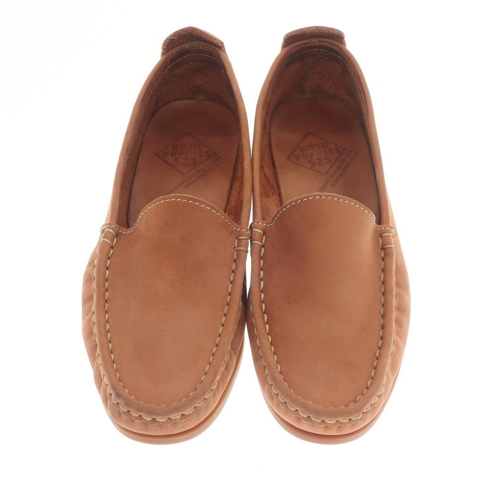 【中古】ハッシュパピー 525 hush puppies525 ヌバックレザー モカシンローファー オレンジブラウン【サイズ40】【BRW】【S/S/A/W】【状態ランクB】【メンズ】【769080】