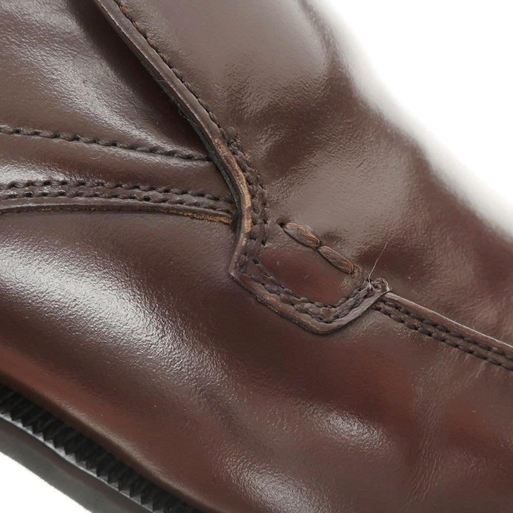 [Used] Madras Swirl Moccasin Long Nose Loafers Brown [Size 24.5EEE] [BRW] [S/S/A/W] [Condition Rank B] ​​[Men&