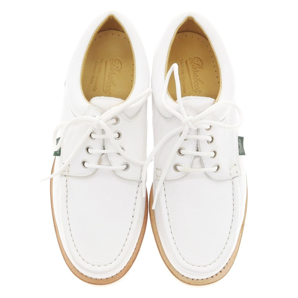 [Used] Paraboot THIERS Moccasin U-tip shoes White [Size 8] [WHT] [S/S/A/W] [Condition Rank A] [Men&