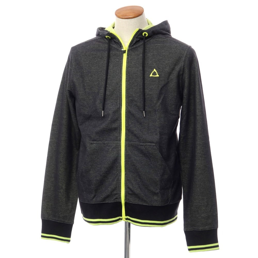 [Used] [Unused] AEROPOSTALE Cotton Zip-up Hoodie Black x Fluorescent Green [Size M] [NVY] [S/S] [Condition Rank S] [Men&