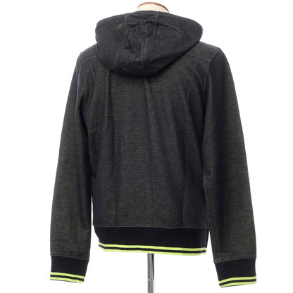 [Used] [Unused] AEROPOSTALE Cotton Zip-up Hoodie Black x Fluorescent Green [Size M] [NVY] [S/S] [Condition Rank S] [Men&
