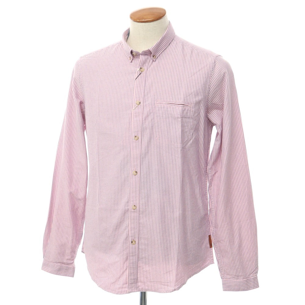 [Used] [Unused] Ben Sherman Oxford Stripe BD Shirt Pink x Navy [Size M] [PNK] [S/S/A/W] [Condition Rank S] [Men&