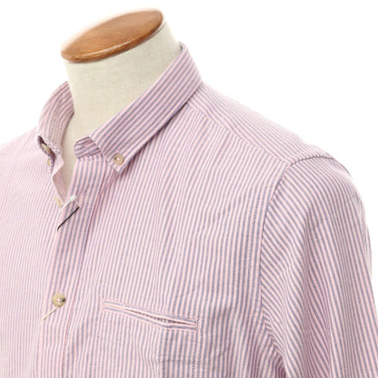 [Used] [Unused] Ben Sherman Oxford Stripe BD Shirt Pink x Navy [Size M] [PNK] [S/S/A/W] [Condition Rank S] [Men&