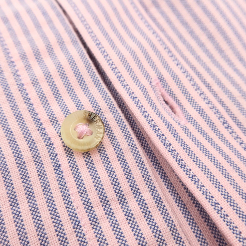 [Used] [Unused] Ben Sherman Oxford Stripe BD Shirt Pink x Navy [Size M] [PNK] [S/S/A/W] [Condition Rank S] [Men&