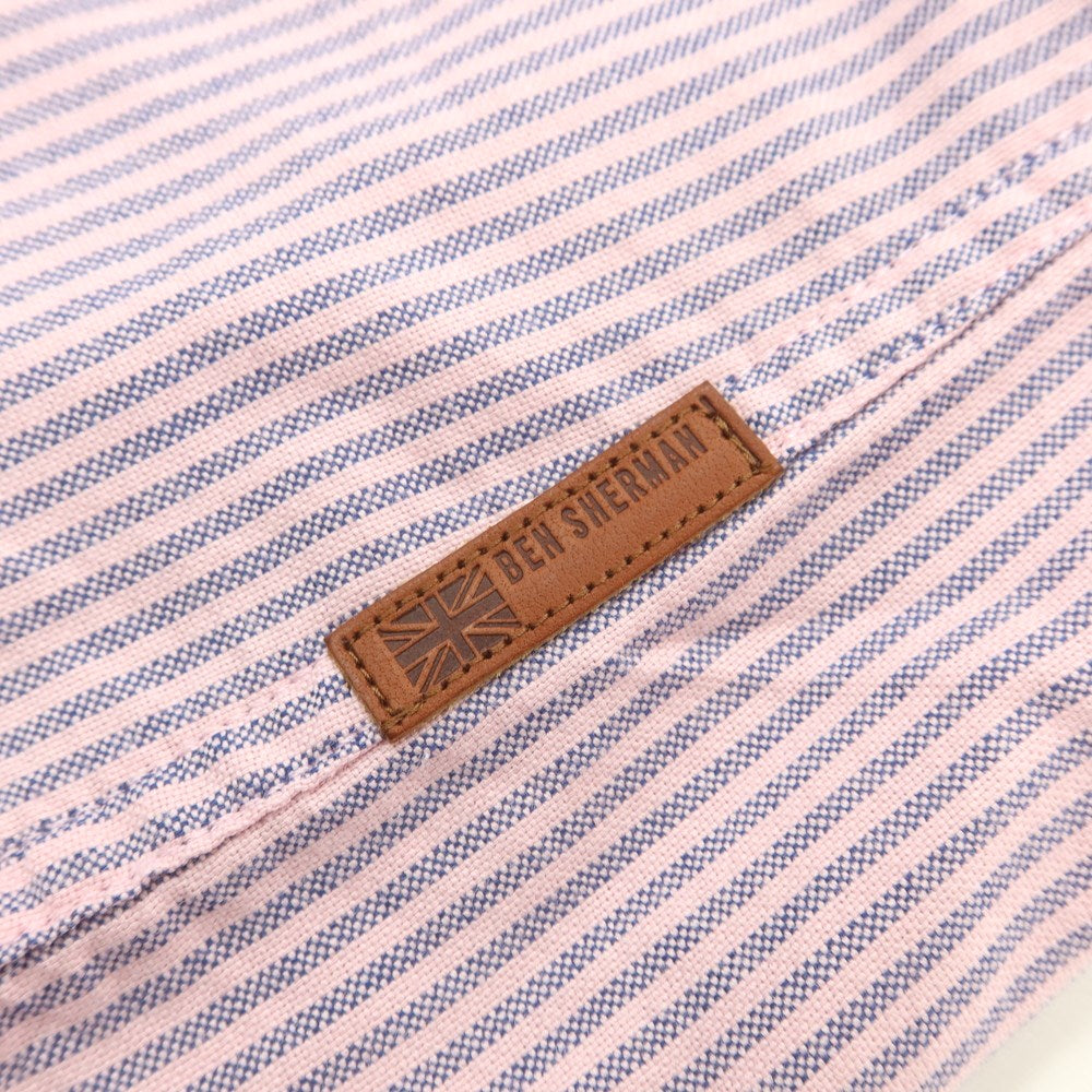 [Used] [Unused] Ben Sherman Oxford Stripe BD Shirt Pink x Navy [Size M] [PNK] [S/S/A/W] [Condition Rank S] [Men&