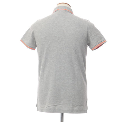[Used] [Unused] Psycho Bunny Cotton Embroidered Short Sleeve Polo Shirt Gray x Fluorescent Orange [Size 3] [GRY] [S/S] [Condition Rank S] [Men&
