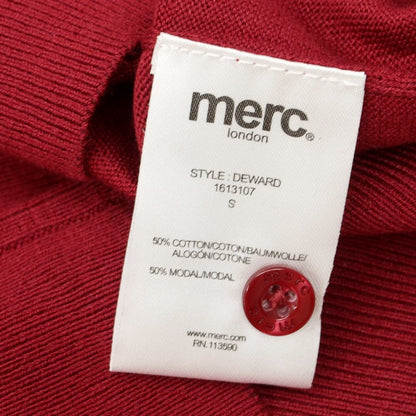 [Used] Merc London High Gauge Cotton Rayon Short Sleeve Polo Knit Burgundy [Size S] [RED] [S/S] [Condition Rank A] [Men&