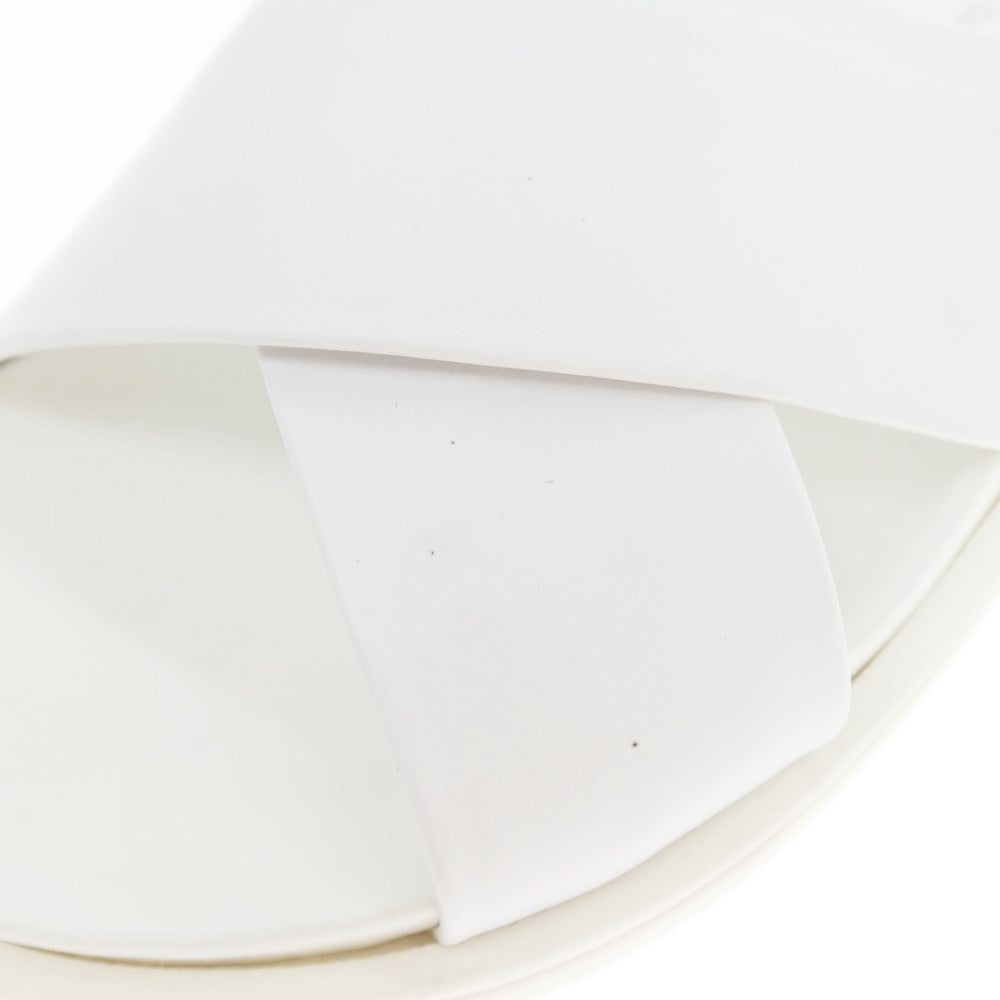 [Used] PREDEIBINO Leather Cross Strap Sandals White [Size 41] [WHT] [S/S] [Condition Rank A] [Men&
