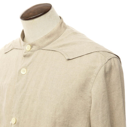 [Used] by H Linen Casual Shirt Beige [Size 3] [BEI] [S/S] [Condition Rank C] [Men&