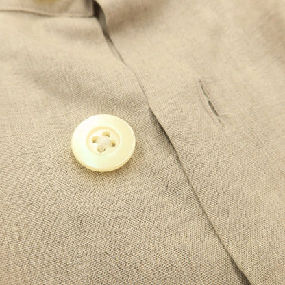 [Used] by H Linen Casual Shirt Beige [Size 3] [BEI] [S/S] [Condition Rank C] [Men&