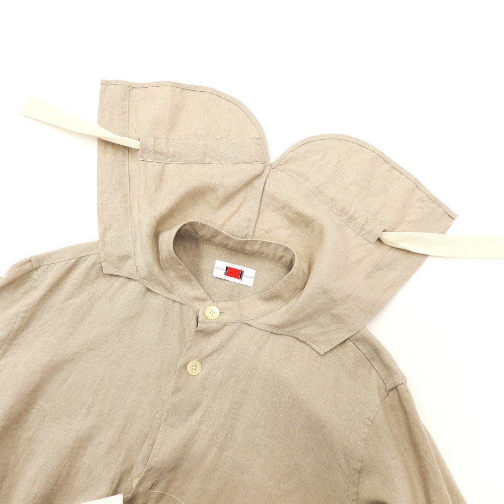 [Used] by H Linen Casual Shirt Beige [Size 3] [BEI] [S/S] [Condition Rank C] [Men&