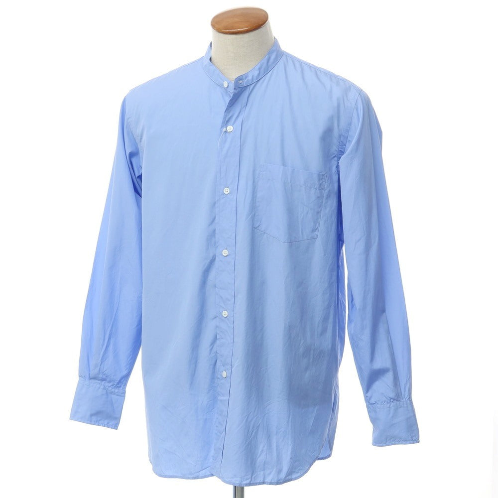 [Used] HERILL Cotton Band Collar Shirt Light Blue [Size 2] [BLU] [S/S/A/W] [Condition Rank C] [Men&