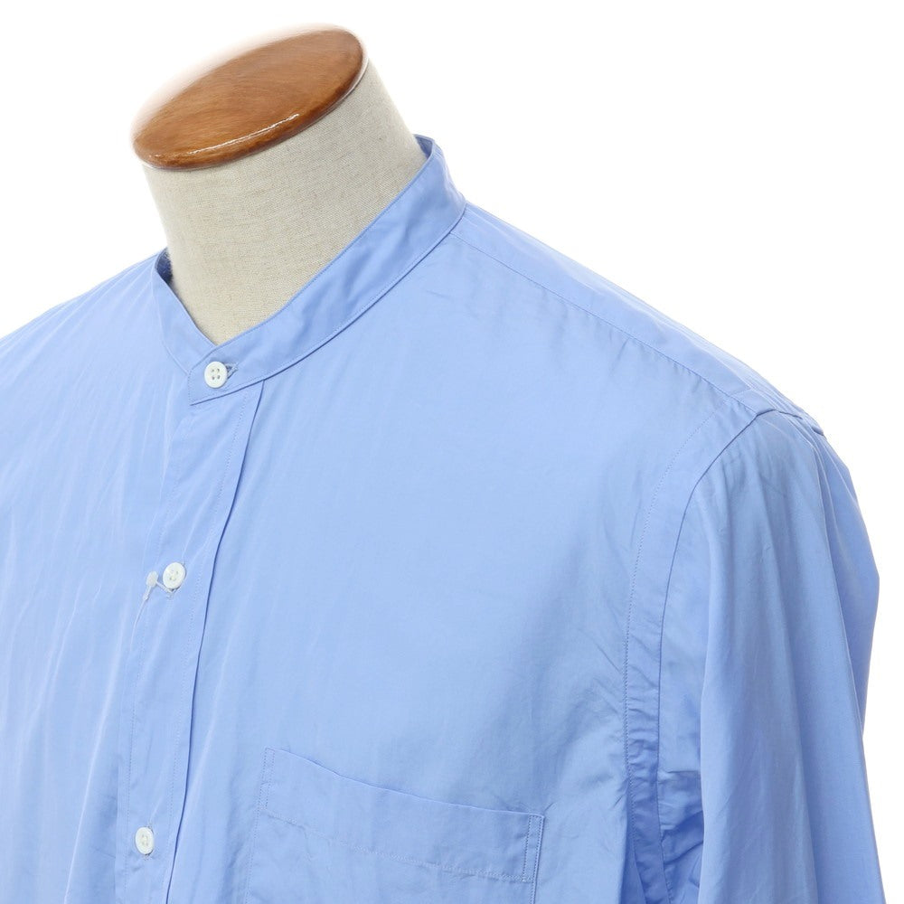 [Used] HERILL Cotton Band Collar Shirt Light Blue [Size 2] [BLU] [S/S/A/W] [Condition Rank C] [Men&