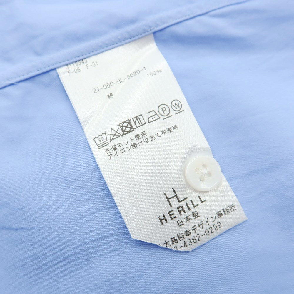 【中古】ヘリル HERILL コットン バンドカラーシャツ ライトブルー【サイズ2】【BLU】【S/S/A/W】【状態ランクC】【メンズ】【769190】
[EPD]