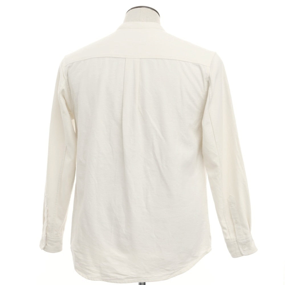 [Used] INHERIT Cotton Polyester Band Collar Shirt Off White [Size L] [WHT] [A/W] [Condition Rank B] ​​[Men&