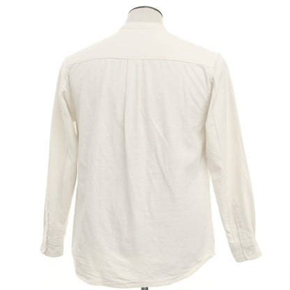 [Used] INHERIT Cotton Polyester Band Collar Shirt Off White [Size L] [WHT] [A/W] [Condition Rank B] ​​[Men&