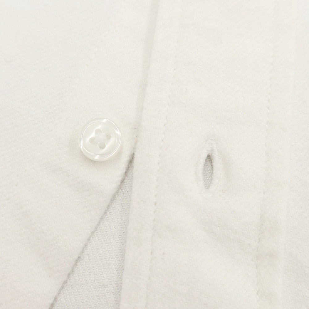 [Used] INHERIT Cotton Polyester Band Collar Shirt Off White [Size L] [WHT] [A/W] [Condition Rank B] ​​[Men&