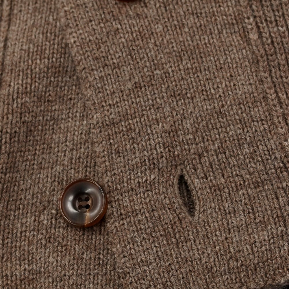 [Used] comm.arch. Wool shawl collar cardigan, ash brown [Size 4] [BRW] [A/W] [Condition rank B] ​​[Men&
