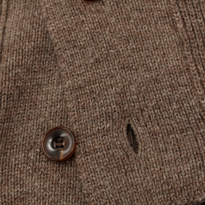 [Used] comm.arch. Wool shawl collar cardigan, ash brown [Size 4] [BRW] [A/W] [Condition rank B] ​​[Men&