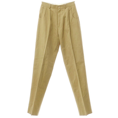 [Used] [Unused] NEAT Leshop Exclusive x CARUSO Cotton Linen Slacks Pants Beige [Size 42] [BEI] [S/S] [Condition Rank S] [Men&