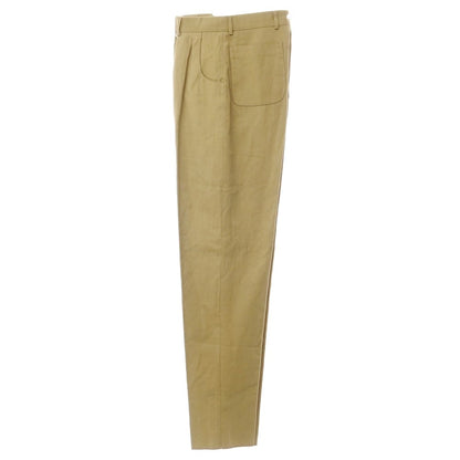 [Used] [Unused] NEAT Leshop Exclusive x CARUSO Cotton Linen Slacks Pants Beige [Size 42] [BEI] [S/S] [Condition Rank S] [Men&