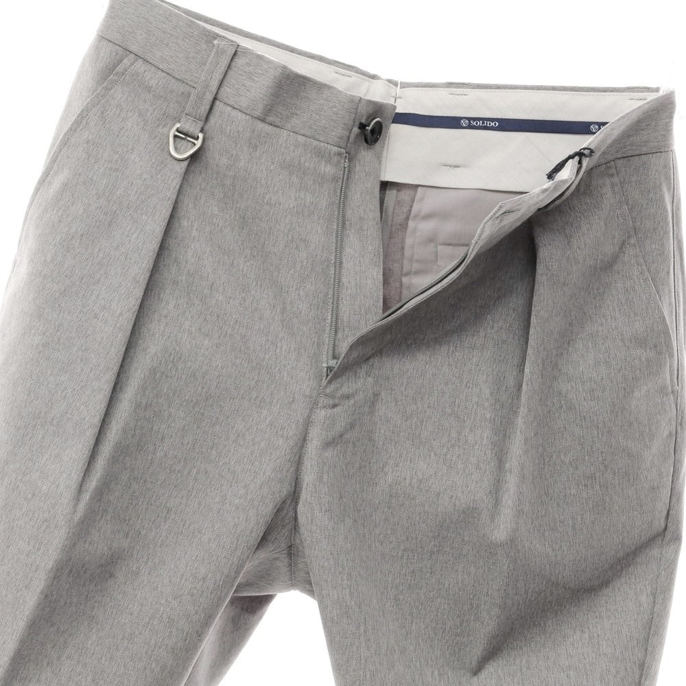 [New] SOLIDO Polyester Cotton Shorts Grey [Size 1] [GRY] [S/S] [Condition Rank N] [Men&