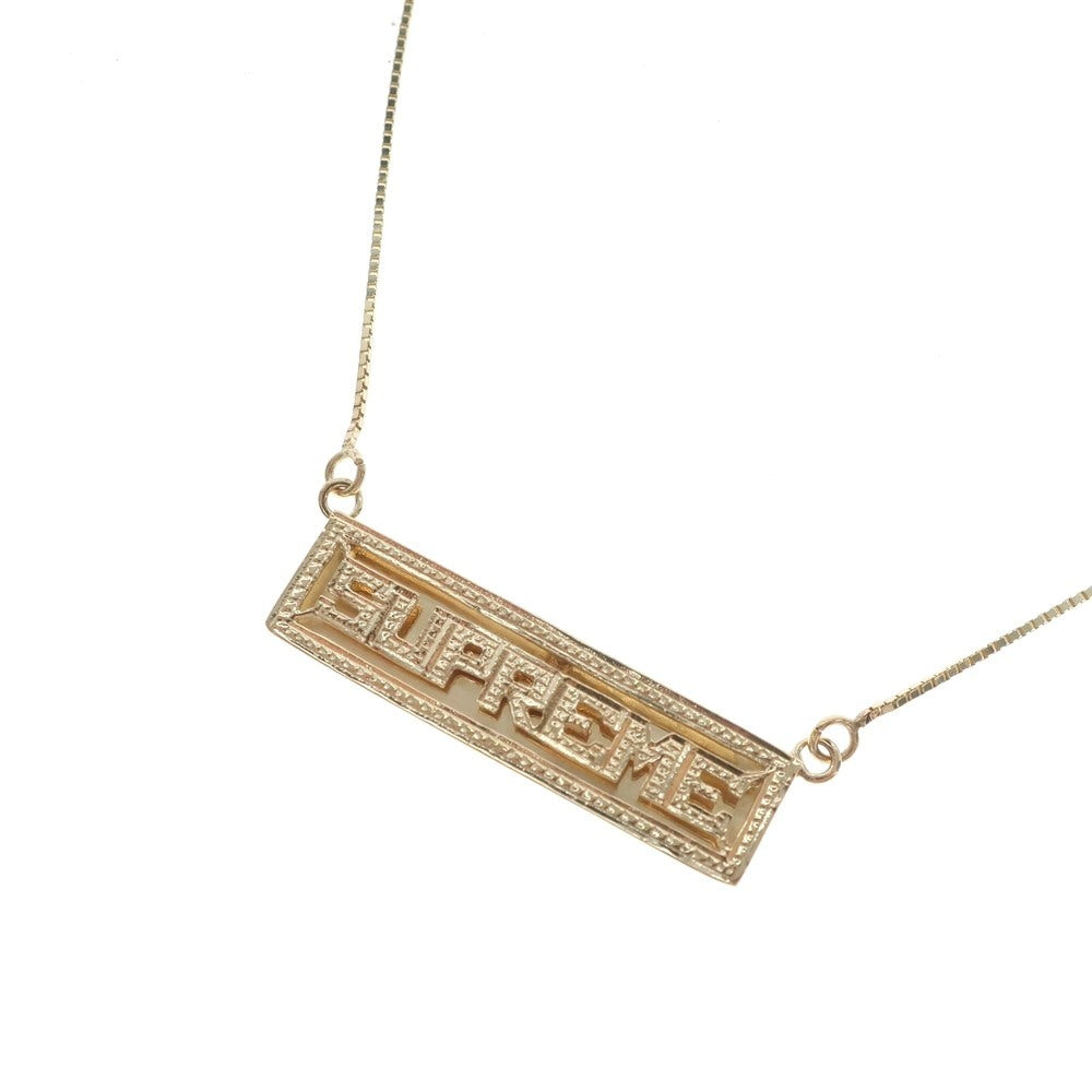【中古】シュプリーム Supreme 2020年春夏 Name Plate 14K Gold Pendant ネックレス ゴールド【GLD】【S/S/A/W】【状態ランクA】【メンズ】【769091】