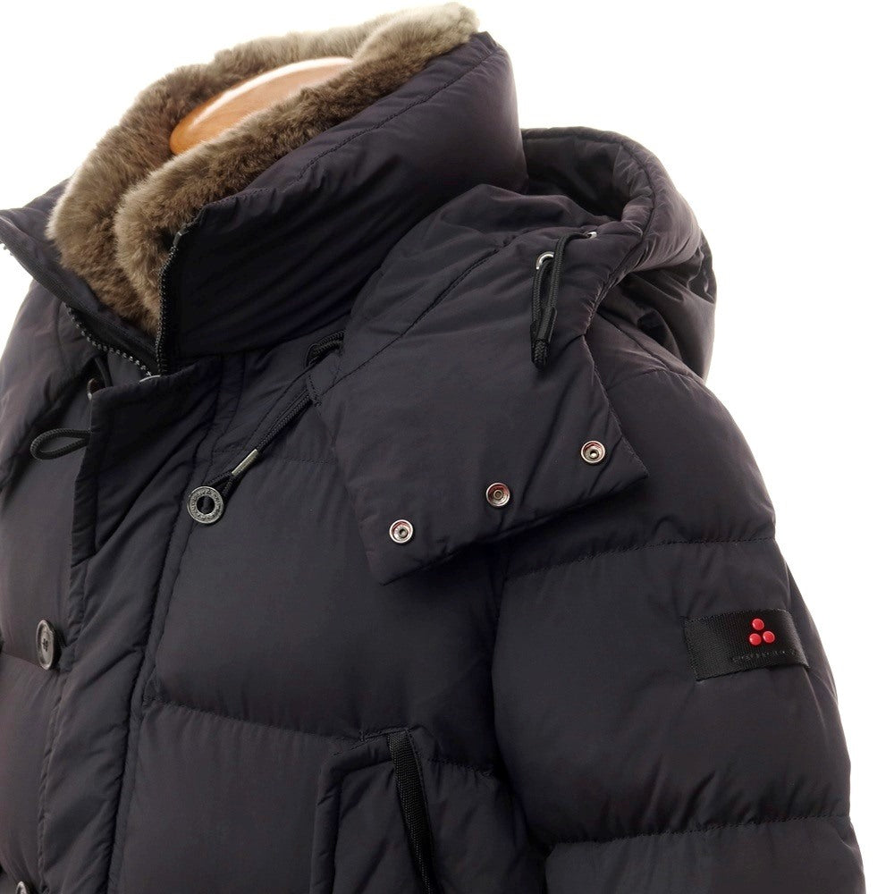 【中古】ピューテリー PEUTEREY ナイロン ファーダウンコート ダークネイビー【サイズM】【NVY】【A/W】【状態ランクB】【メンズ】【768973】