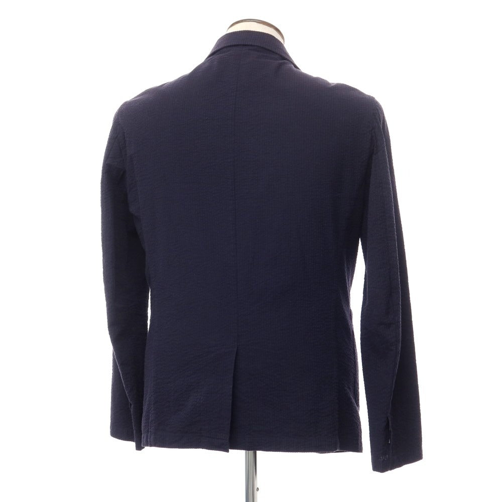 [Used] Giannetto Cotton Soccer 2B Casual Jacket Navy [Size 50] [NVY] [S/S] [Condition Rank D] [Men&