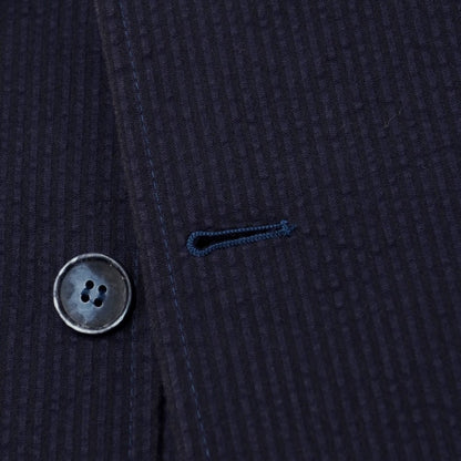 [Used] Giannetto Cotton Soccer 2B Casual Jacket Navy [Size 50] [NVY] [S/S] [Condition Rank D] [Men&