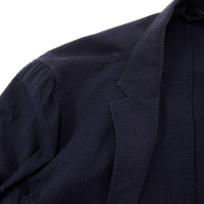 [Used] Giannetto Cotton Soccer 2B Casual Jacket Navy [Size 50] [NVY] [S/S] [Condition Rank D] [Men&
