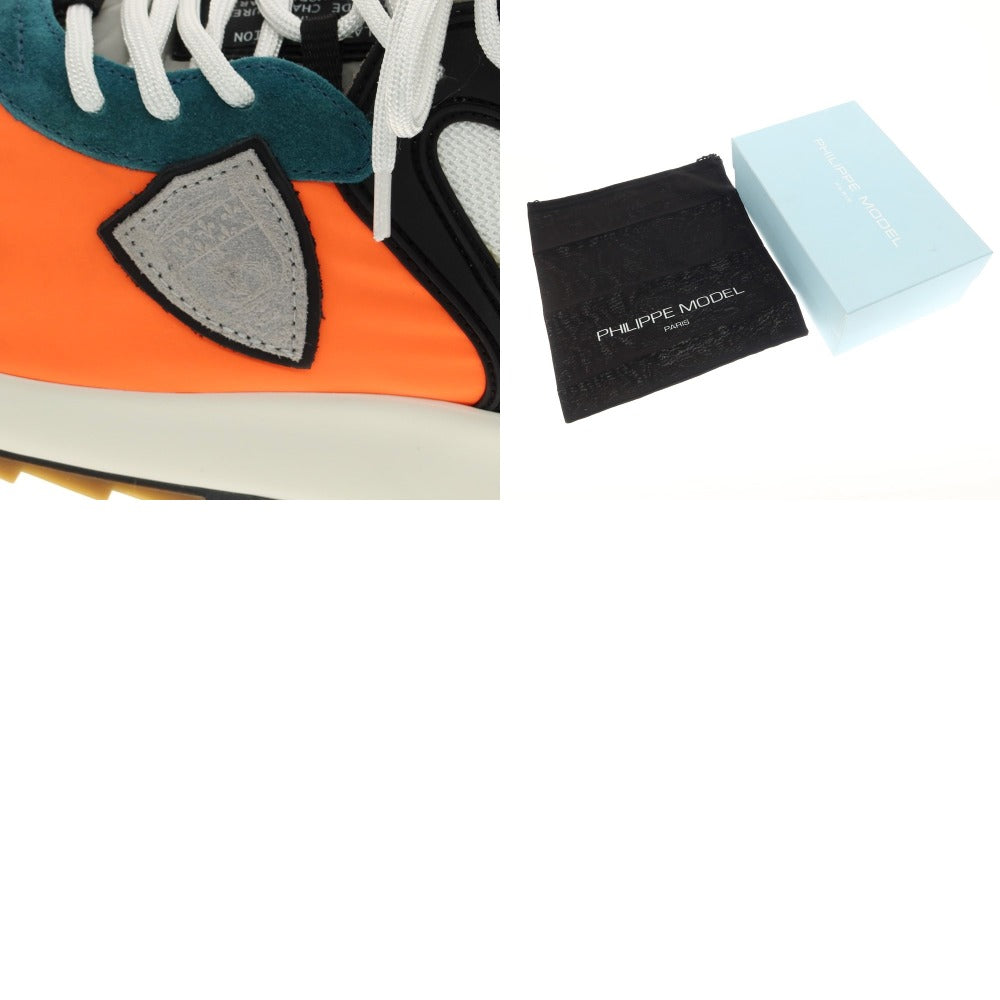 [New Outlet] Philippe Model ROYA WP5 Sneakers Grey x Orange [Size 40] [GRY] [S/S/A/W] [Condition Rank N-] [Men&