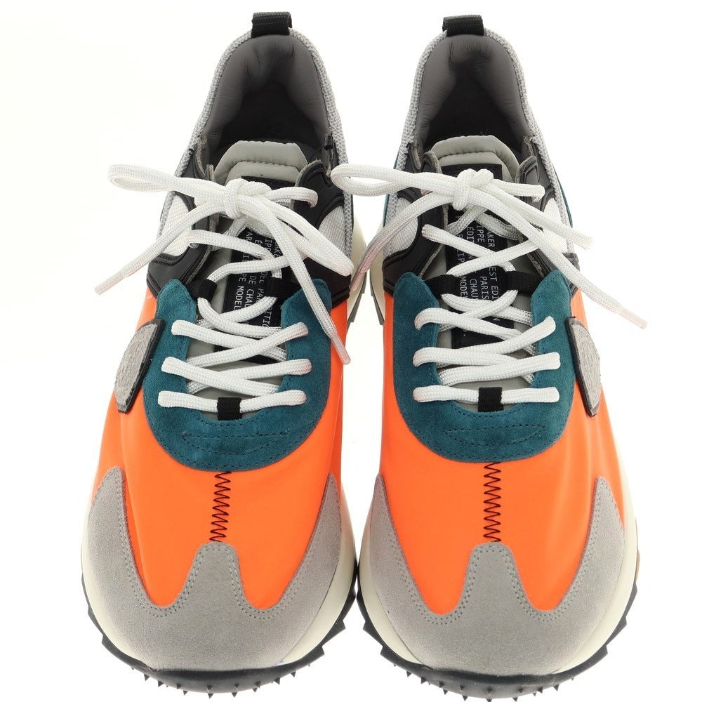 [New Outlet] Philippe Model ROYA WP5 Sneakers Grey x Orange [Size 40] [GRY] [S/S/A/W] [Condition Rank N-] [Men&