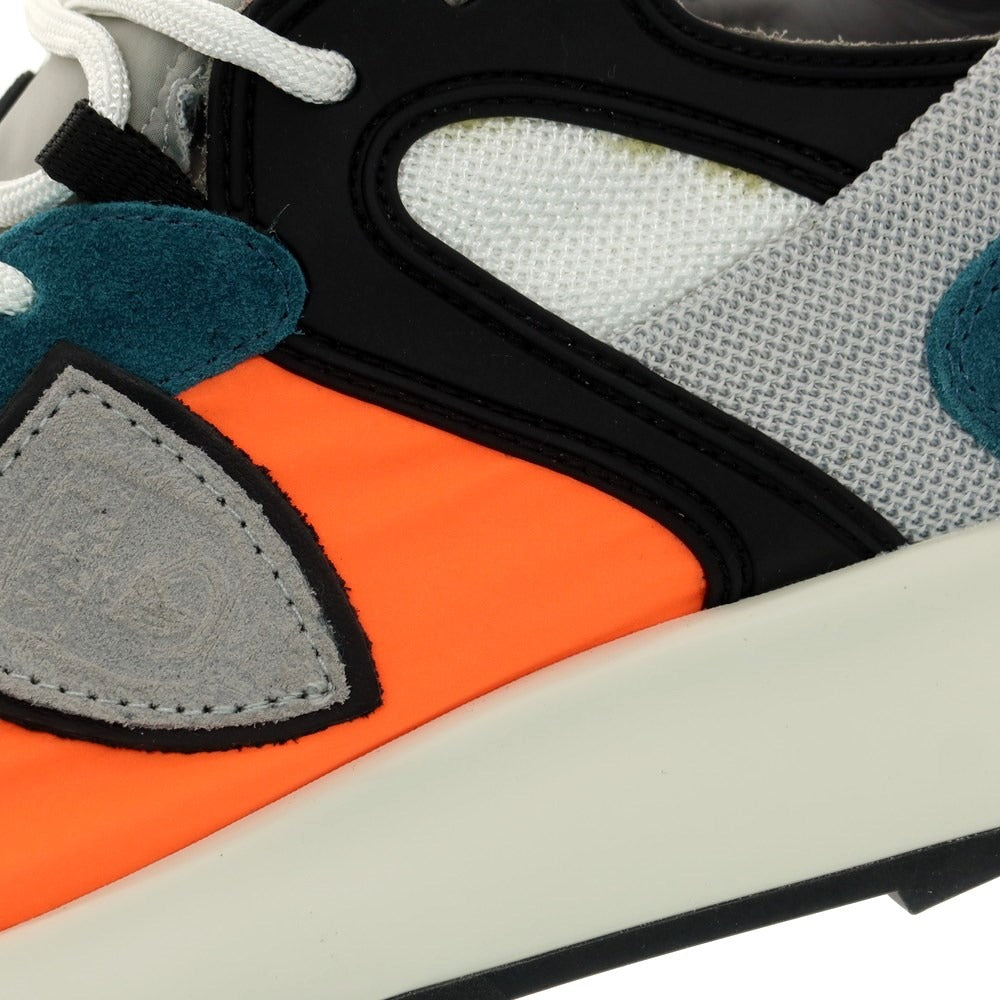 [New Outlet] Philippe Model ROYA WP5 Sneakers Grey x Orange [Size 40] [GRY] [S/S/A/W] [Condition Rank N-] [Men&