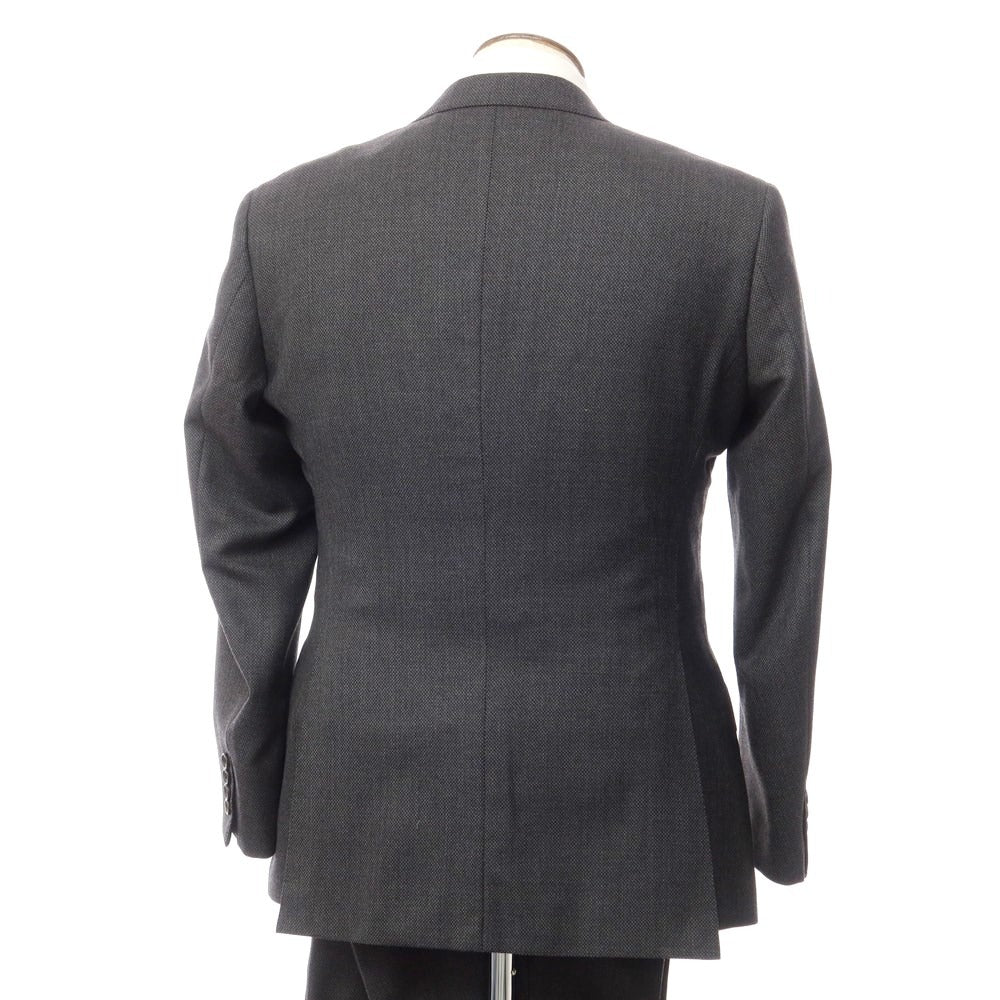 [Used] Azabu tailor wool houndstooth pattern three-piece three-button suit, dark grey [size 50/52/88] [GRY] [A/W] [Condition rank B] ​​[Men&