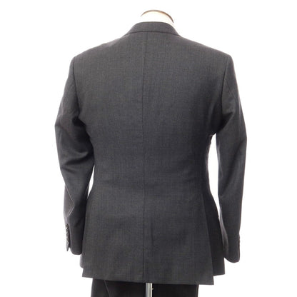[Used] Azabu tailor wool houndstooth pattern three-piece three-button suit, dark grey [size 50/52/88] [GRY] [A/W] [Condition rank B] ​​[Men&