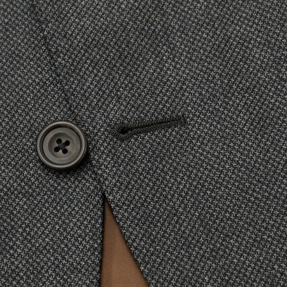 [Used] Azabu tailor wool houndstooth pattern three-piece three-button suit, dark grey [size 50/52/88] [GRY] [A/W] [Condition rank B] ​​[Men&