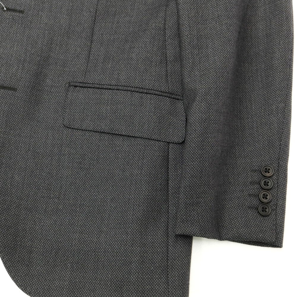 [Used] Azabu tailor wool houndstooth pattern three-piece three-button suit, dark grey [size 50/52/88] [GRY] [A/W] [Condition rank B] ​​[Men&