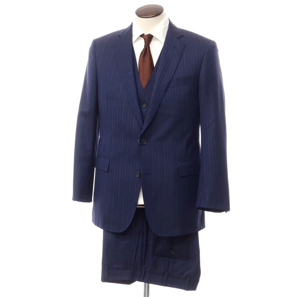 [Used] Brooks Brothers Wool Three-Piece Two-Button Suit Navy Blue [Size 40R/W34] [NVY] [A/W] [Condition Rank B] ​​[Men&