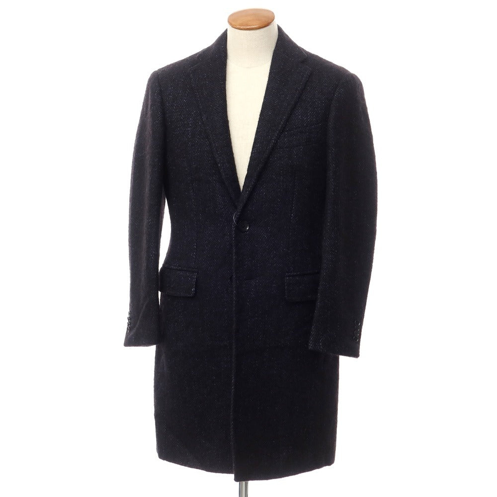 【中古】リングヂャケット リングジャケット RING JACKET ウールアルパカ チェスターフィールドコート ネイビー【サイズ46】【NVY】【A/W】【状態ランクB】【メンズ】【768973】